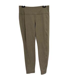 Athleta Delancey Houndstooth Gray Tight Leggings‎ Size L